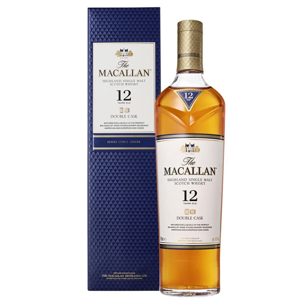 Macallan Single Malt Scotch Whisky 12 Years 700 mL / 23.67 oz