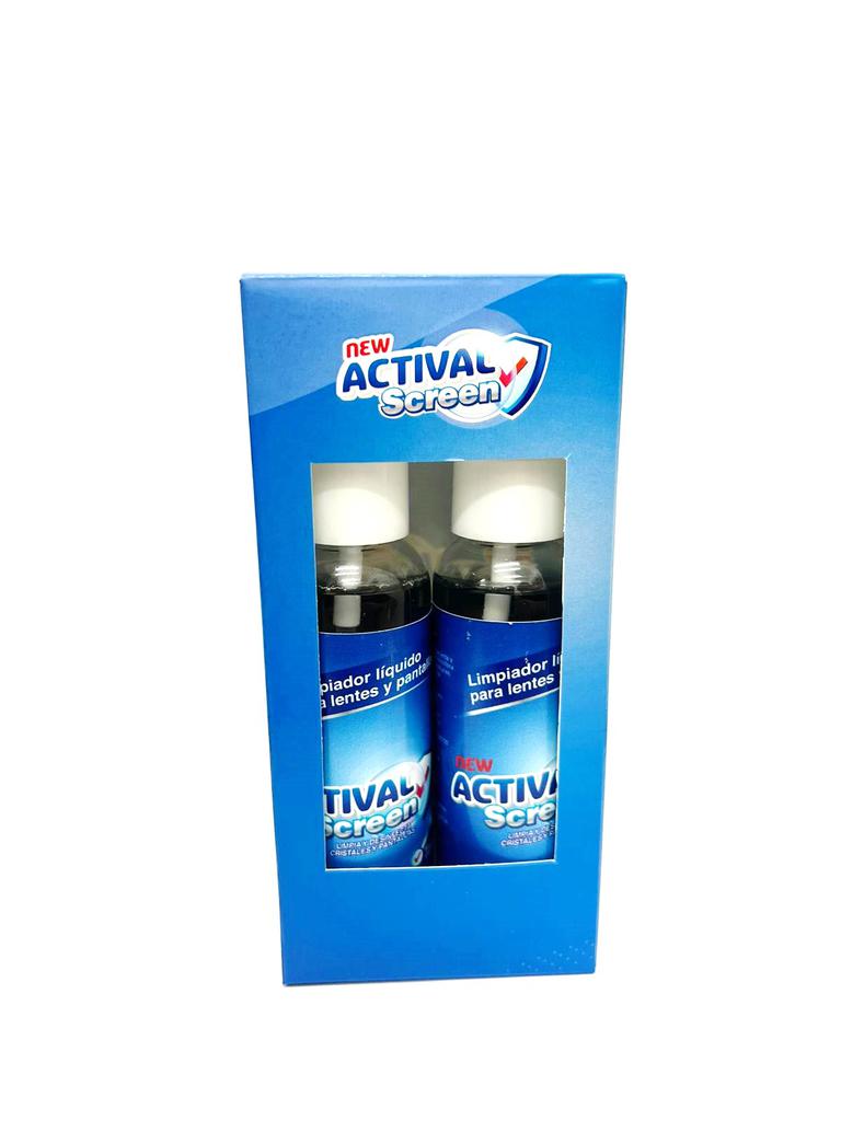Actival Screen Kit Limpiador de Lentes Usar en Cualquier Tipo de Lente 2 Unidades