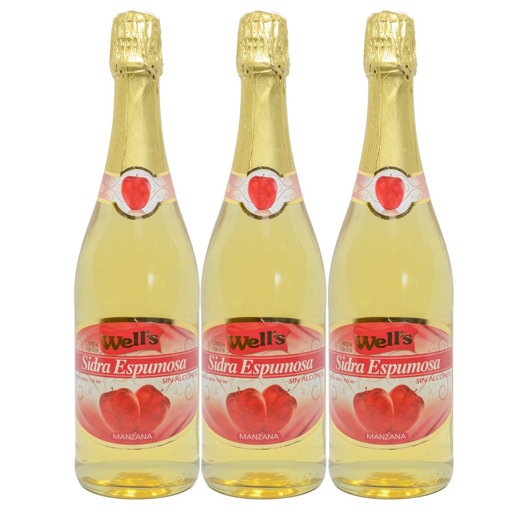 Well's Sidra de Manzana 3 Unidades 750 mL