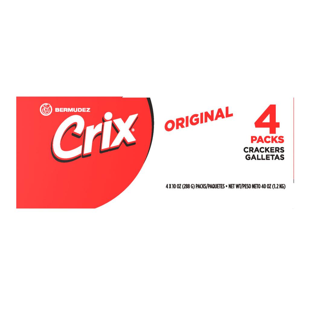 Crix Regular Crackers 4 Units / 288 G / 10 Oz