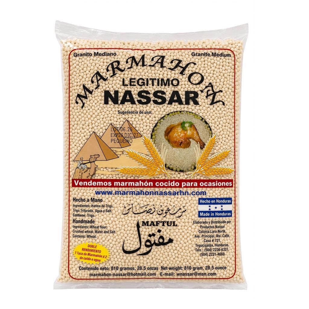 Nassar Marmahón Legitimo Hecho a Mano 3 Unidades / 810 g