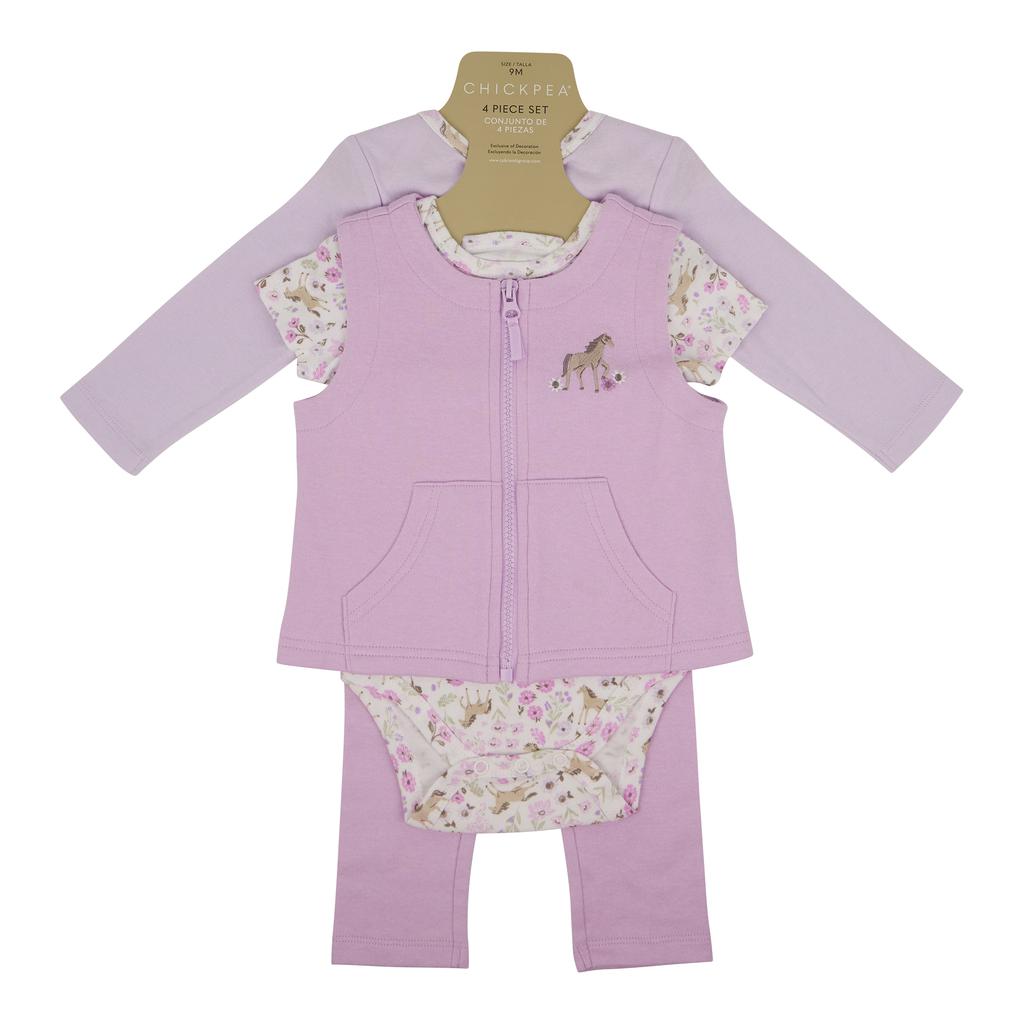 ChickPea Girl's 4-Piece Set