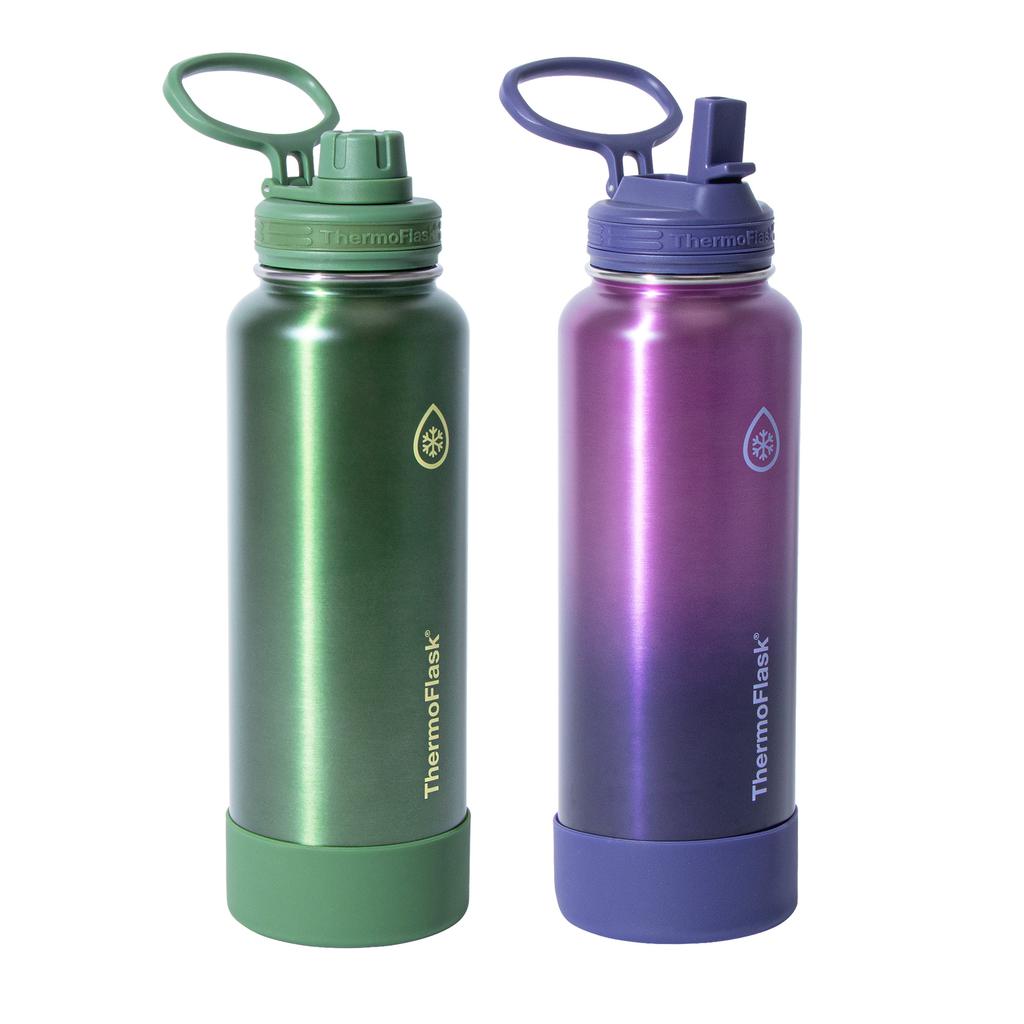 ThermoFlask Stainless Steel Bottle Set 2 Pieces