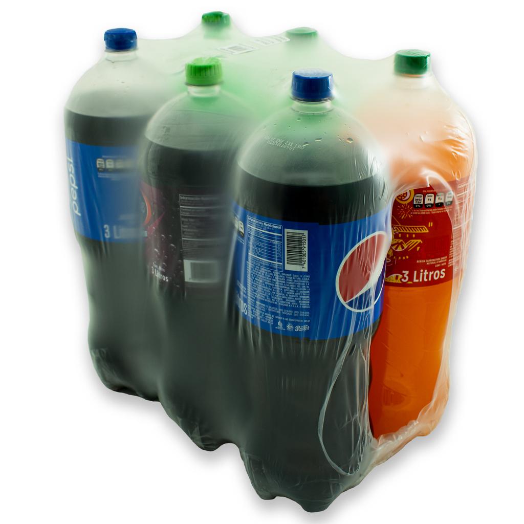 Pepsi Soda Surtida 6 Unidades / 3 L / 101 oz