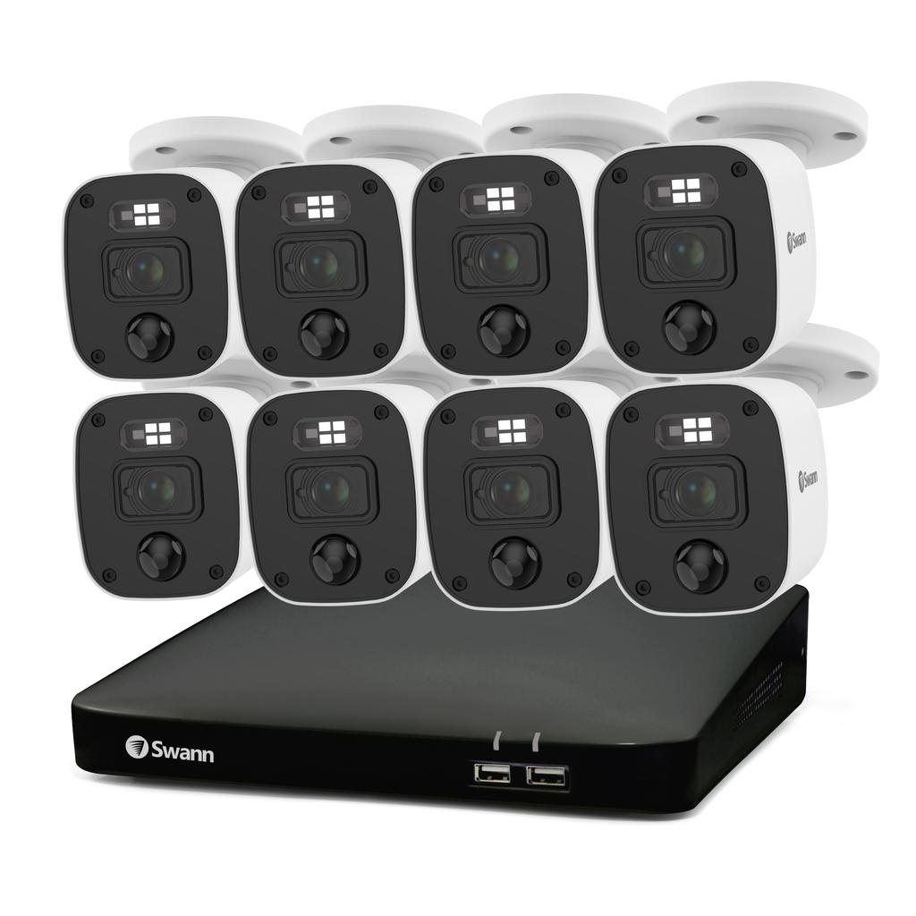 Swan HD DVR 8 Camera Security System Security Systems | PriceSmart