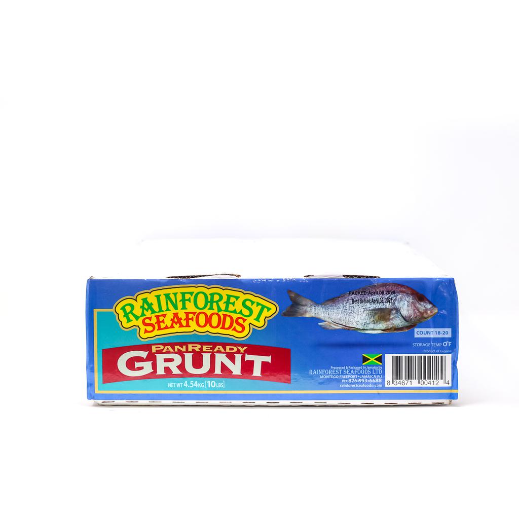 Rainforest Frozen Grunt Fish , Pan Ready, Bag  4.5 kg / 10 lb