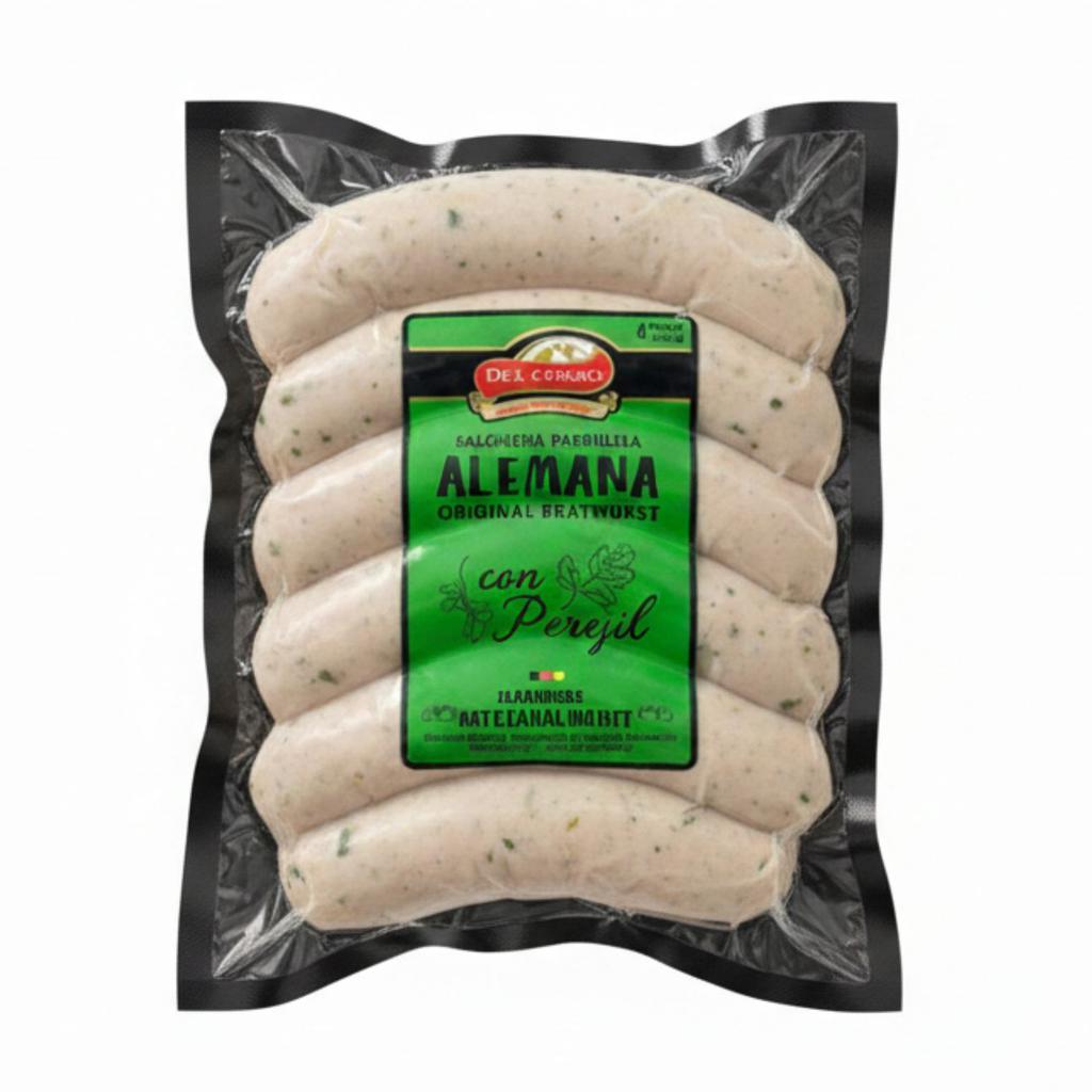 Del Cerro Salchicha con Perejil 680 g / 1.5 lb