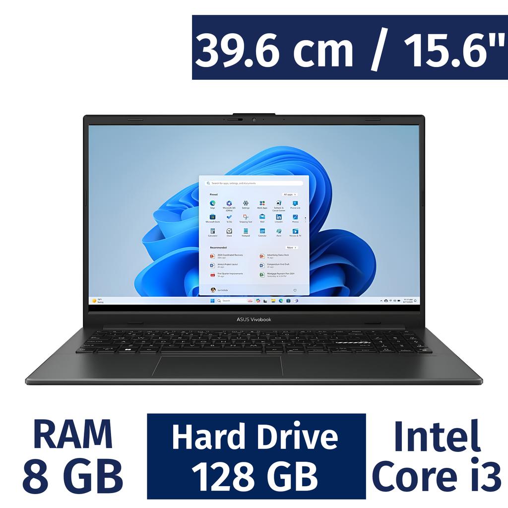 Asus 39.6 cm / 15.6" Pulgadas Laptop Intel Core i3 8 Gigabytes / 128 Gigabytes E1504GA-WB31