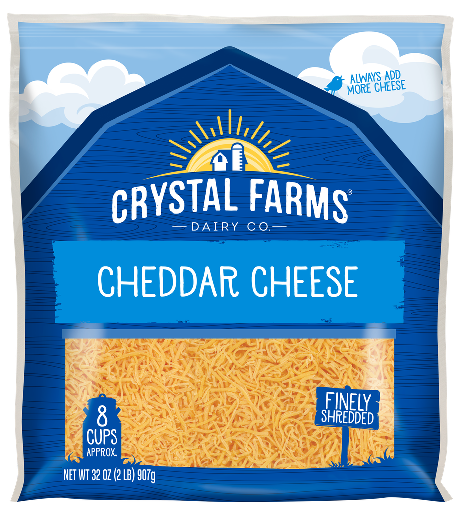 Crystal Farms Queso Cheddar Rallado 907 g / 2 lb