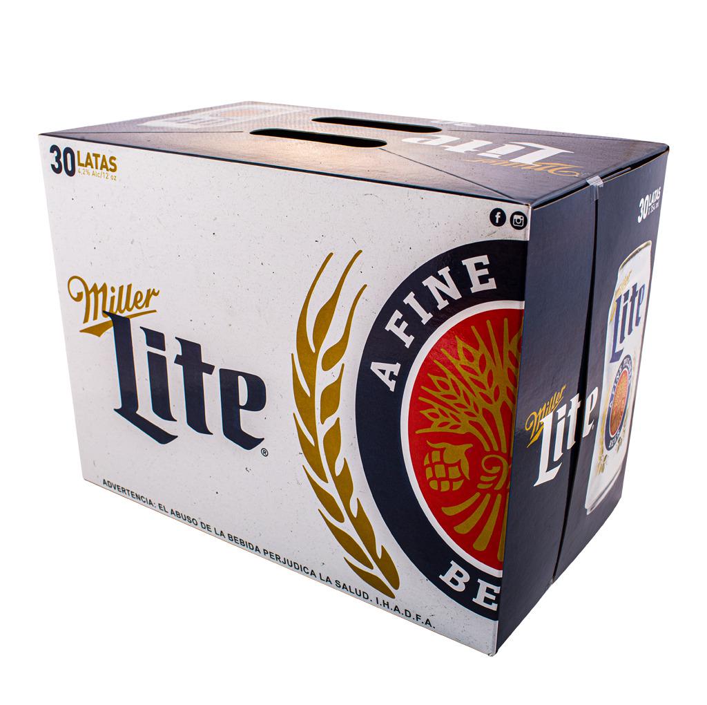 Miller Lite Beer Can 30 Units / 354 mL / 12 oz Beer | PriceSmart
