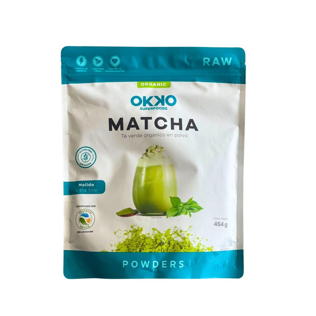 OKKO Matcha Té Verde Orgánico en Polvo 454 g Té | PriceSmart