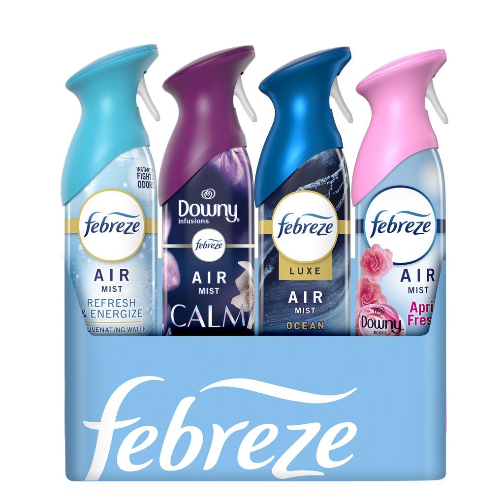 Febreze Ambientador en Aerosol Fragancias Surtidas 4 Unidades 230 g / 8.1 oz