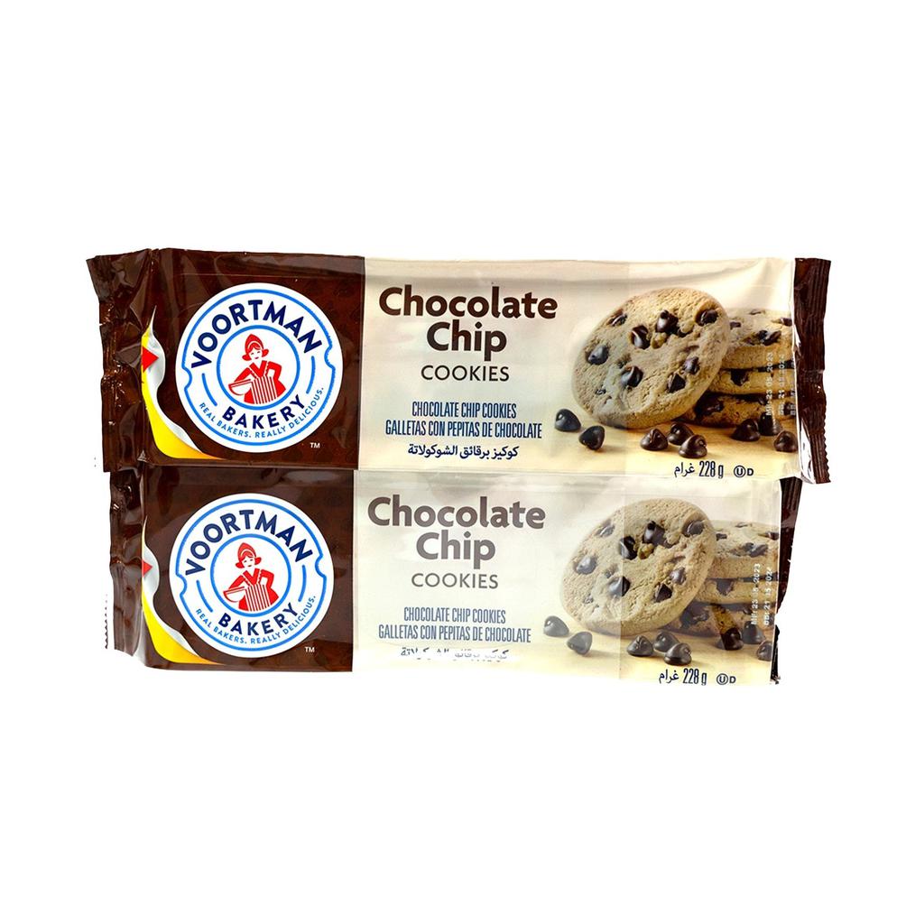 Voortman Cookies With Real Chocolate Chips 2 Units / 228 G