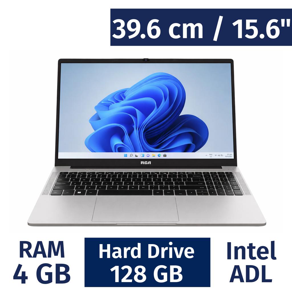 RCA 15.6" Inches Laptop Intel ADL 4 Gigabytes / 128 Gigabytes RWNN11554-GRY