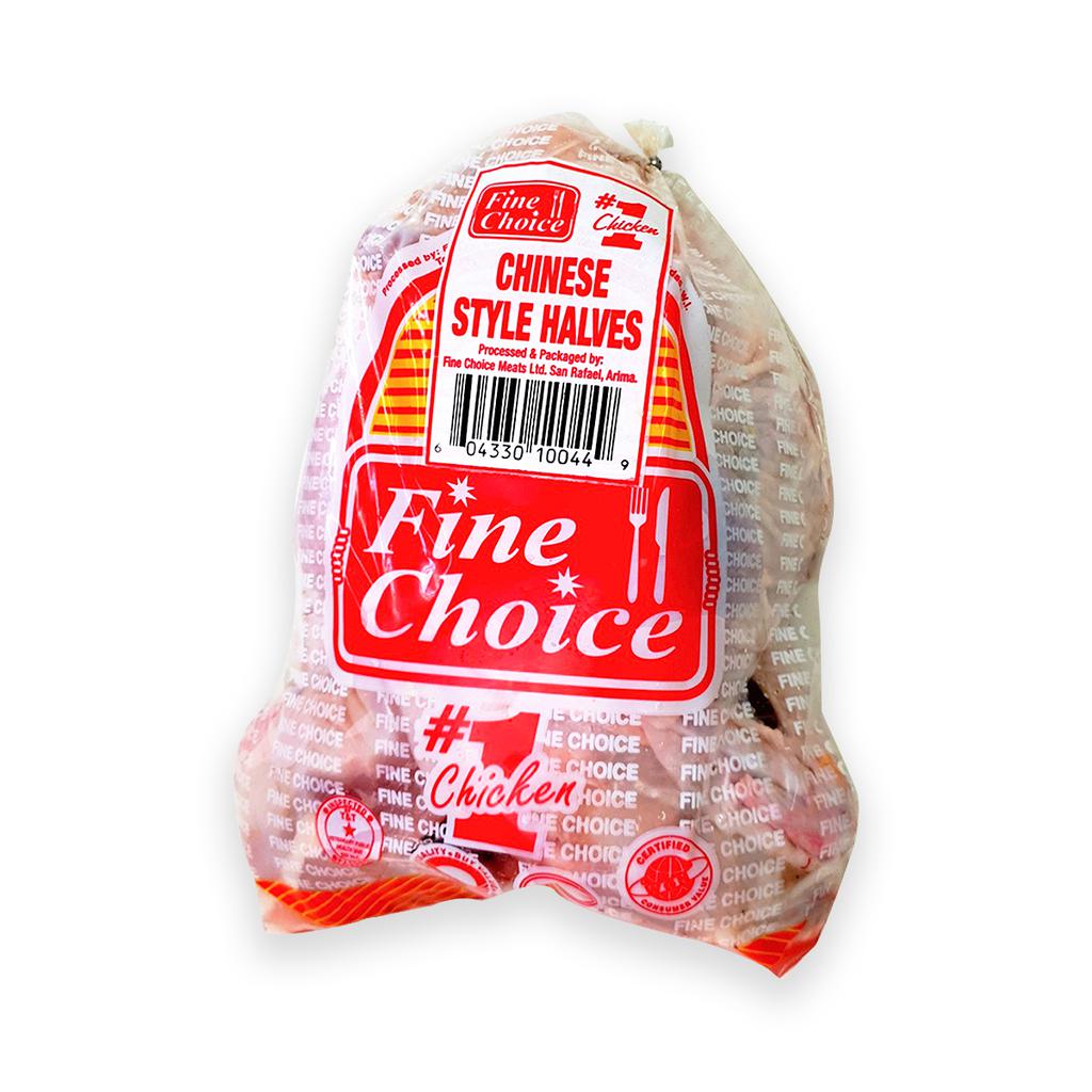 Fine Choice Chinese Style Chicken Halves Fresh Tray