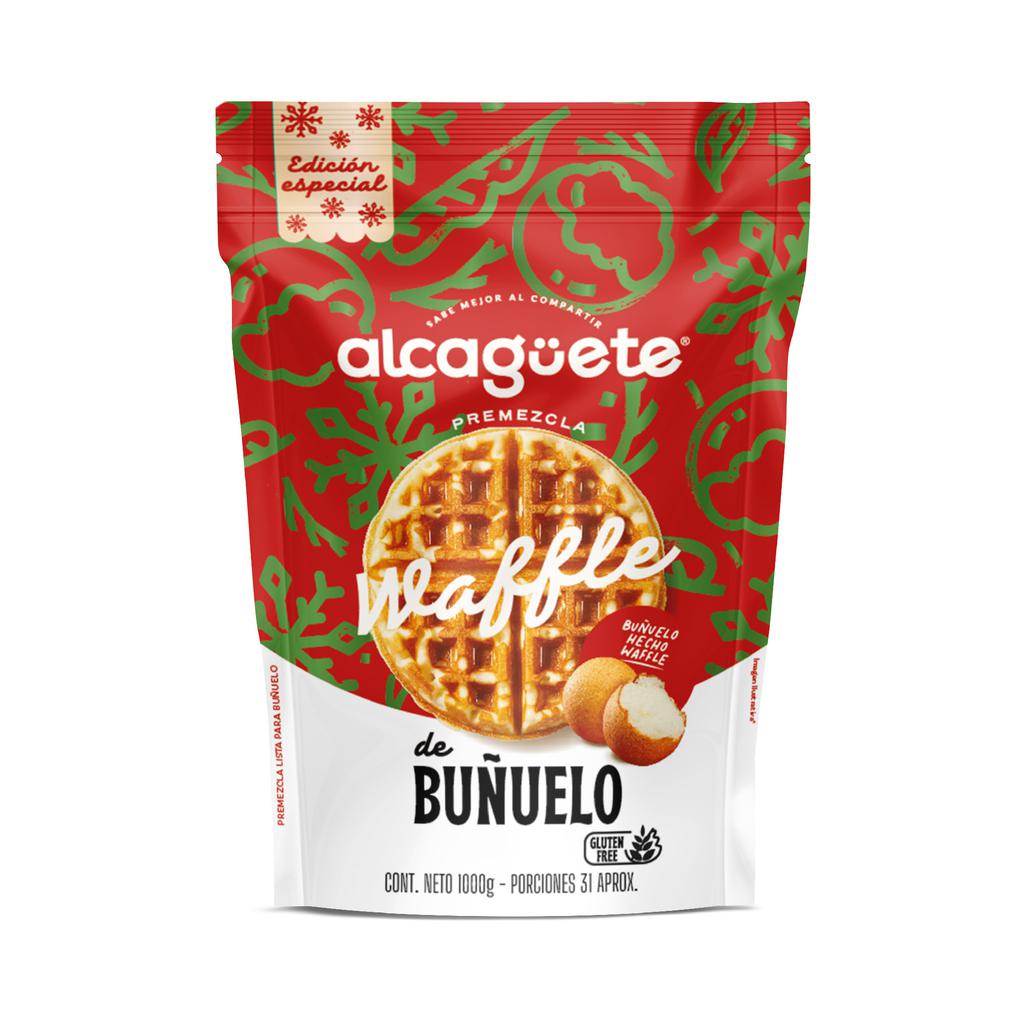 Alcagüete Premezcla para Wafles y Buñuelos Libre de Gluten 1 kg