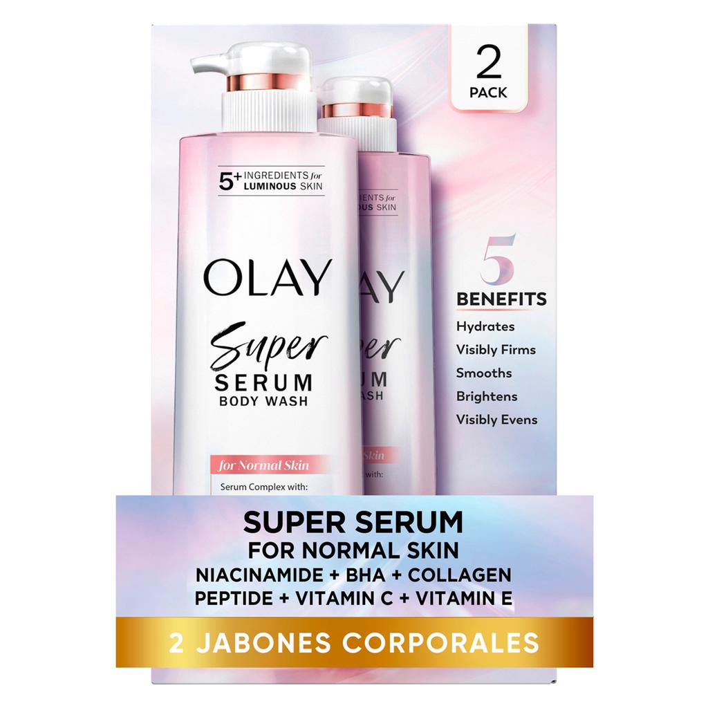 Olay Super Serum Body Wash for Normal Skin 2 Units