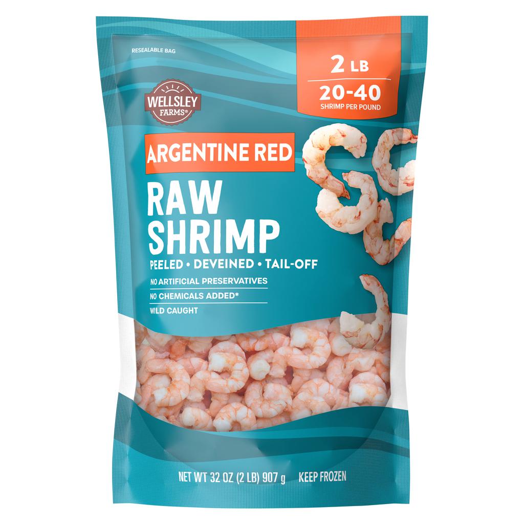 Wellsley Farms Farms Argentine Red Raw Shrimp 907 g / 2 lb