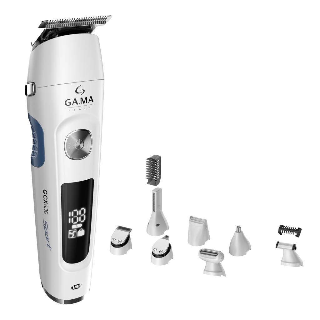 Gama GCX 630 Sport 7-in-1 Shaver and Trimmer / 17 Pieces Clippers
