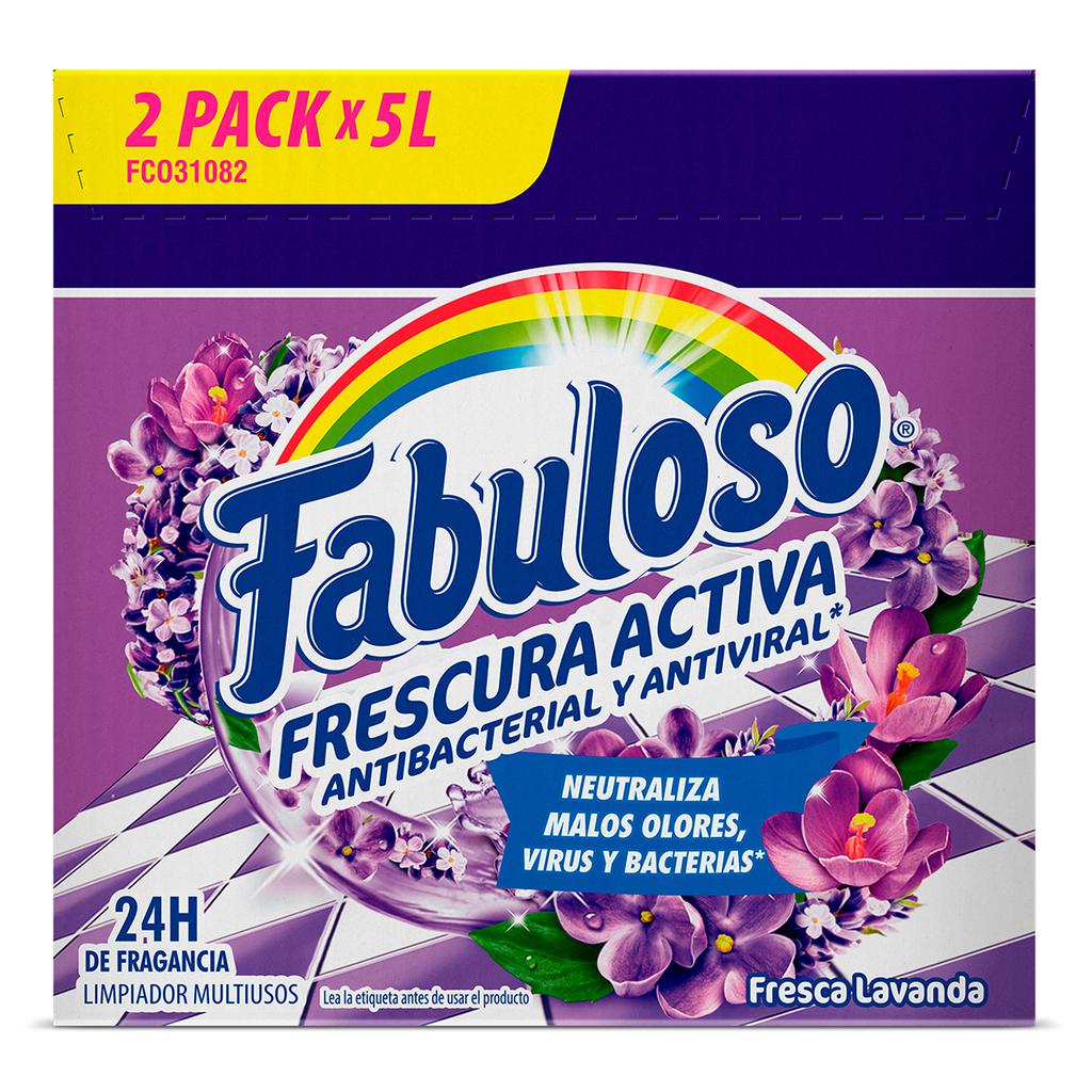 Fabuloso Lavanda Desinfectante 2 Unidades / 5 L / 1.32 gal