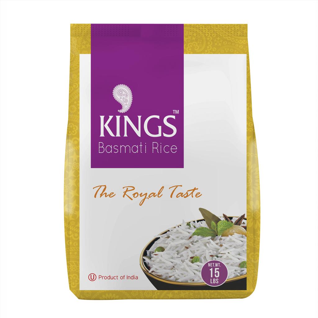 Kings Basmati Rice 6.8 kg / 15 lb