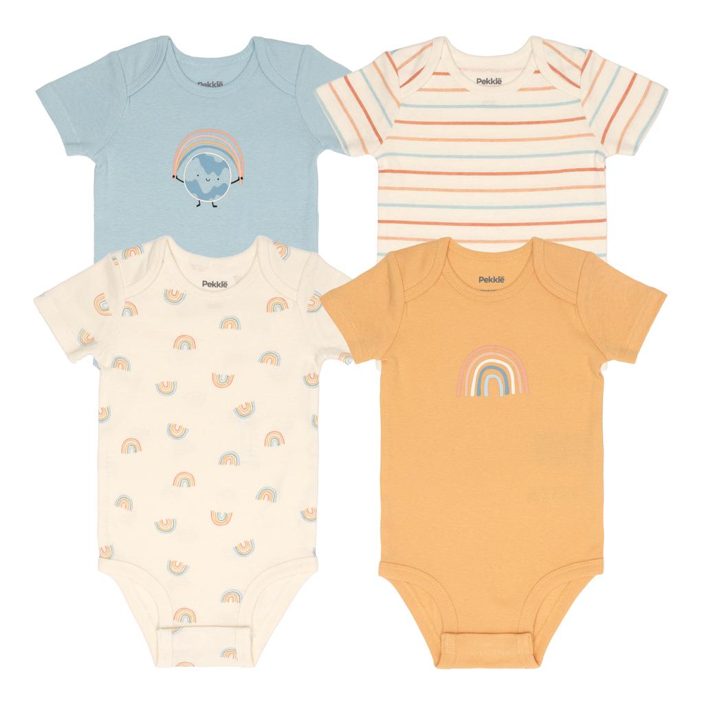 Pekkle Diapershirts for Girls 4 Pieces