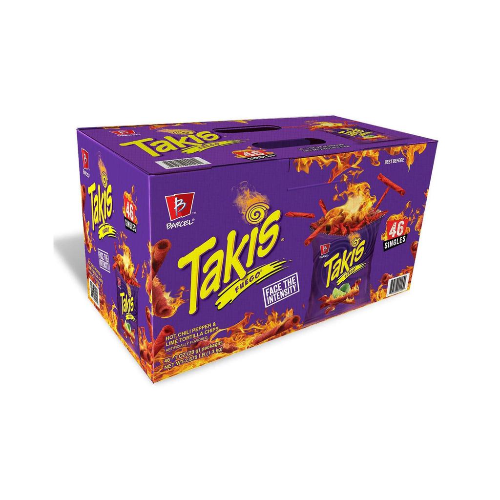 Takis Fuego With Hot Chili And Lemon 46 Units / 28 G