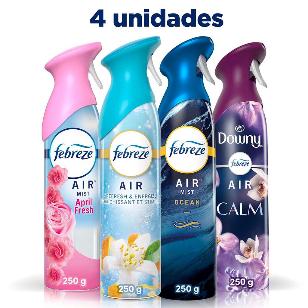 Febreze Air Fresheners Air Pack 4 Units / 250 g / 8.8 oz