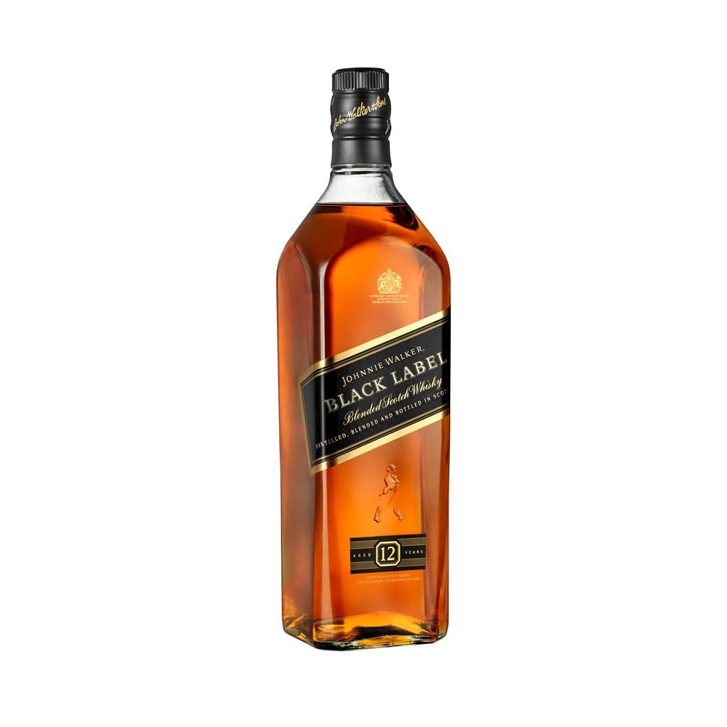 Johnnie Walker Etiqueta Negra 12 Años Botella de Whisky Escocés 1