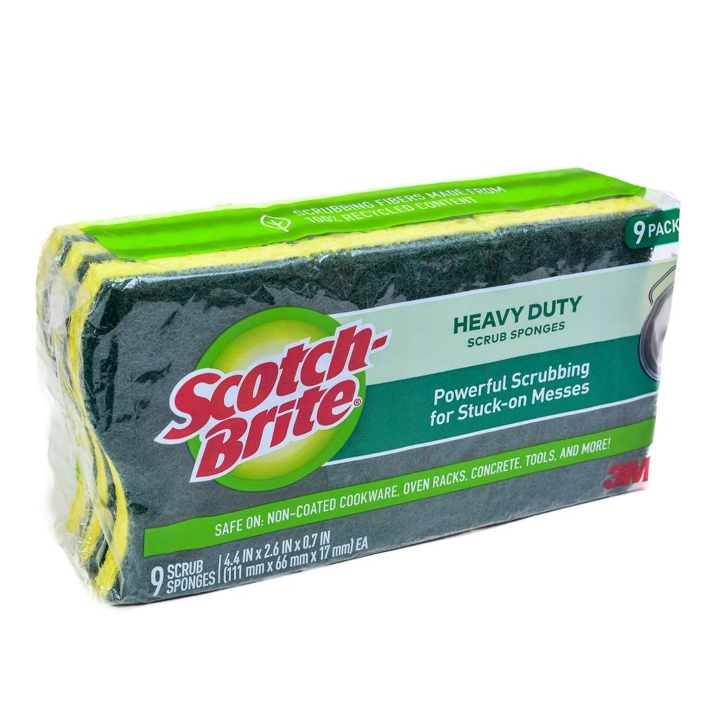 Sponge Unit Scotch Brite Heavy Duty Sponge 9 Units | PriceSmart | Virgin Islands, US