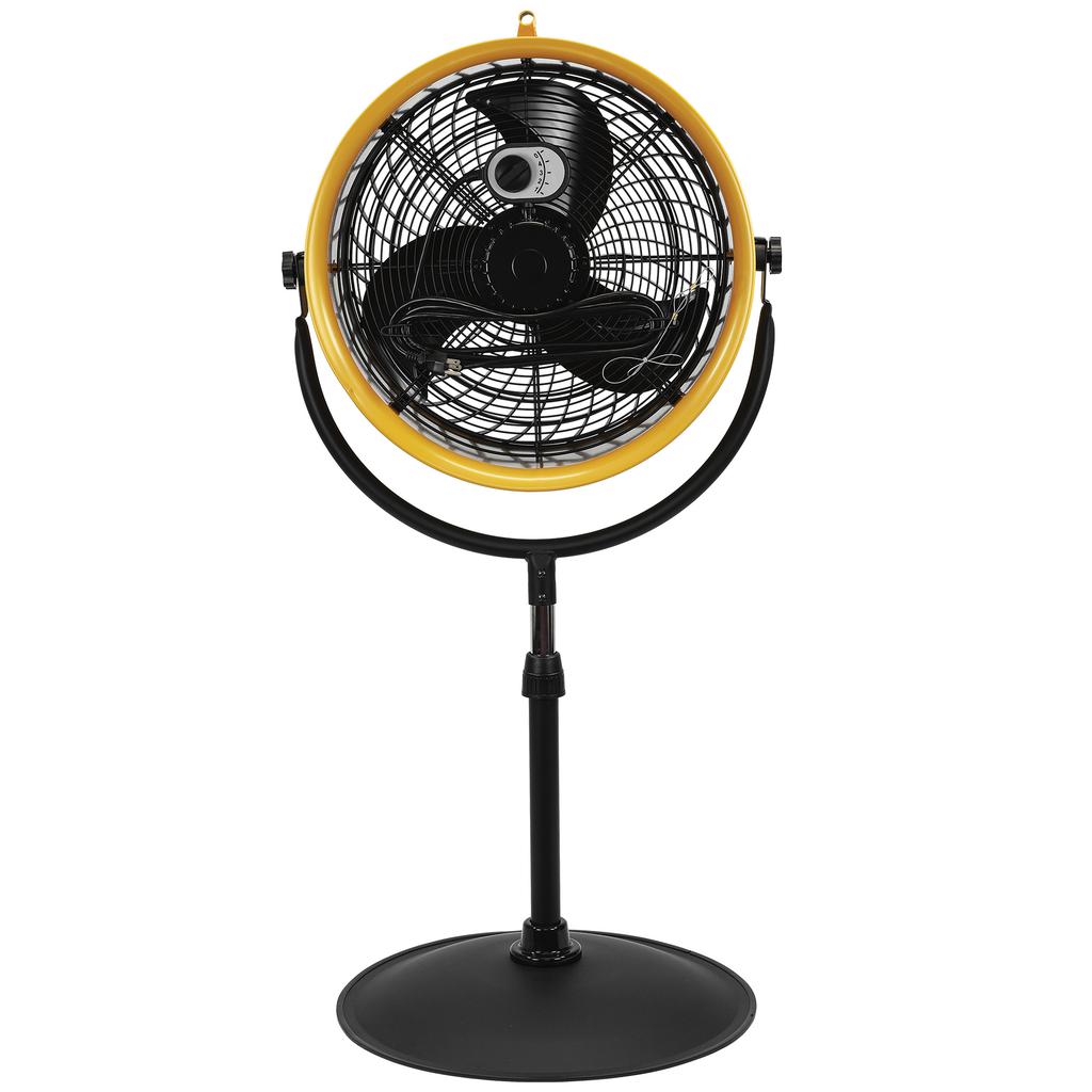 Caterpillar 4-Speed Drum Fan with Adjustable Height