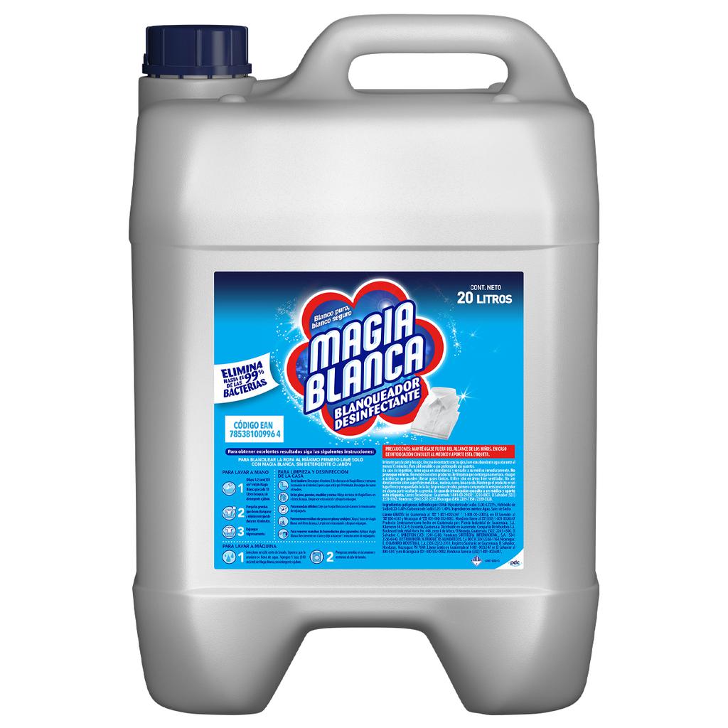 Magia Blanca Blanqueador Desinfectante 20 L