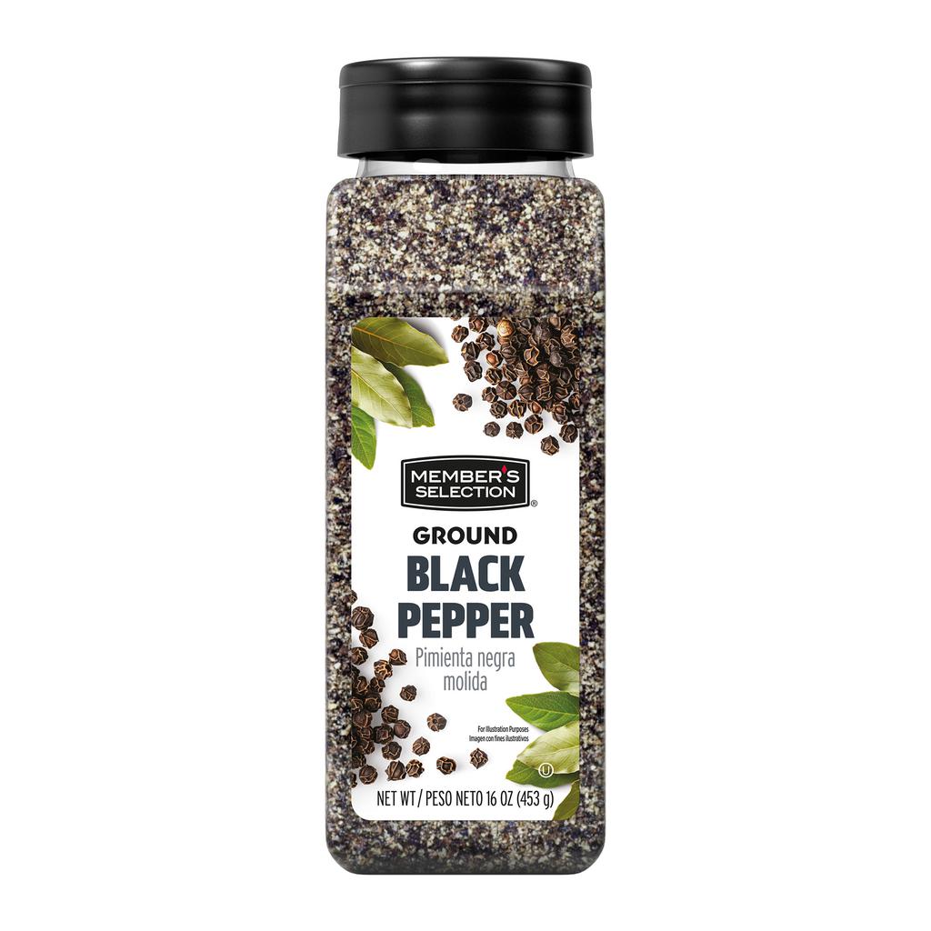 Member's Selection Pimienta Negra Molida 453 g / 16 oz