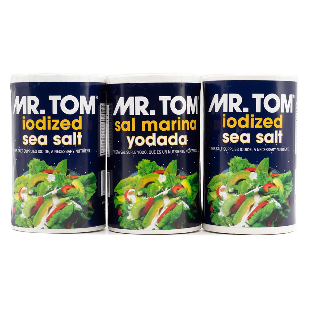 Mr. Tom Iodized Salt 3 Units / 737 g / 26 oz