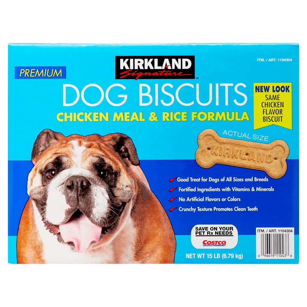 Kirkland Signature Chicken & Rice Formula Dog Biscuits 6.8 kg / 15 lb