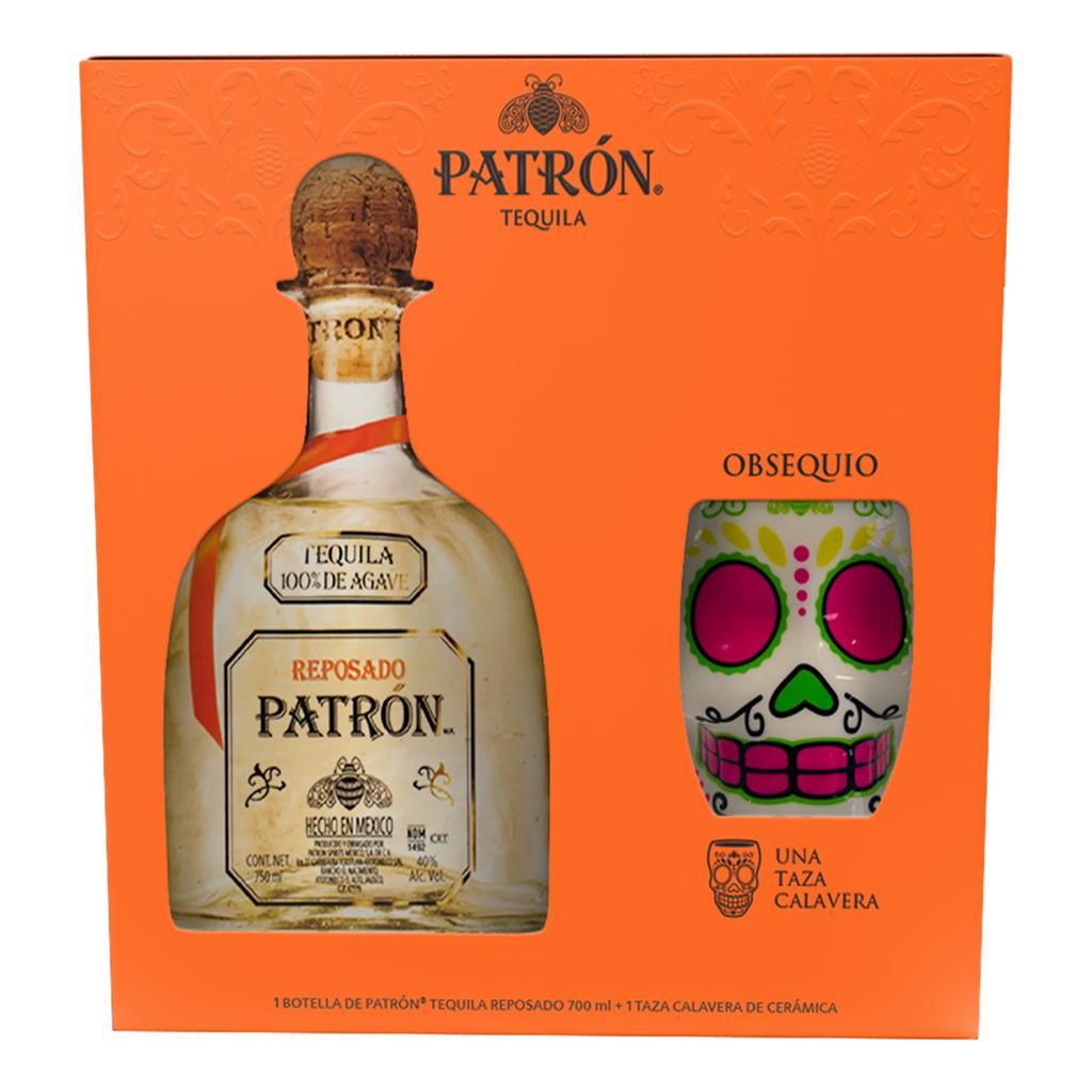 Patrón Tequila Reposado 700 mL / 23.67 oz + Vaso