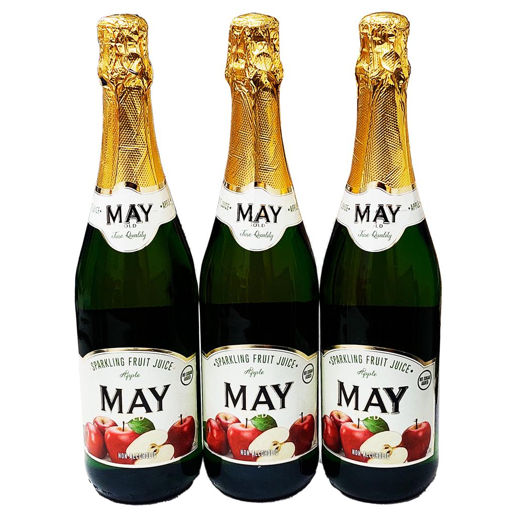 May Gold Jugo de Manzana Espumoso 3 Unidades / 750 mL