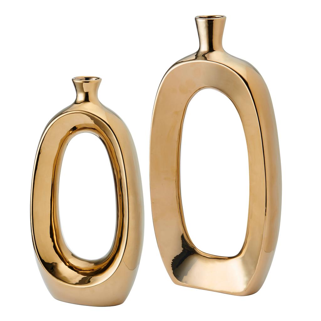 Mikasa Home Accents Oval Vase in Ceramic