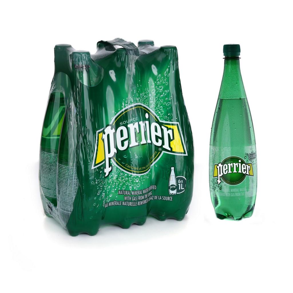 Perrier Natural Sparkling Mineral Water 6 Units