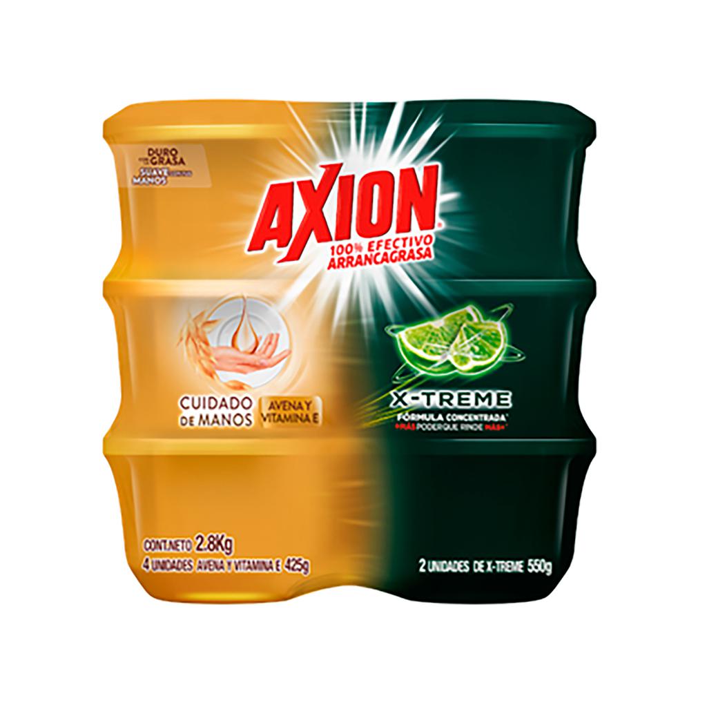 Axion Dishwashing Cream Assorted Presentation 6 Units