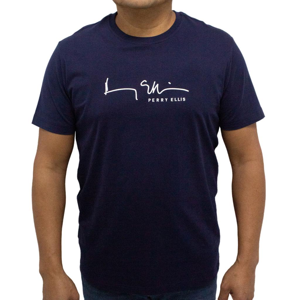 Perry Ellis Camiseta en Algodón para Hombre