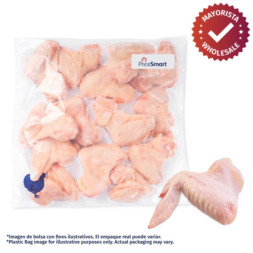 Pilgrim's Pride Alitas de Pollo Congeladas de 3 articulaciones 18 kg / 40 lb