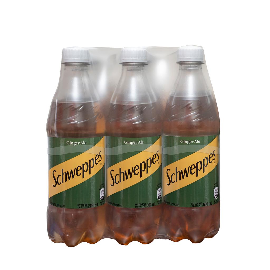 Schweppes Ginger Ale Soda 6 Units / 500 mL