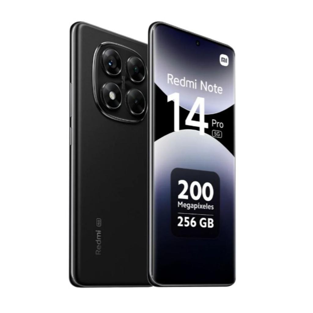 Xiaomi Redmi Note 14 Pro Black Cell Phone 8 Gigabytes RAM / 256