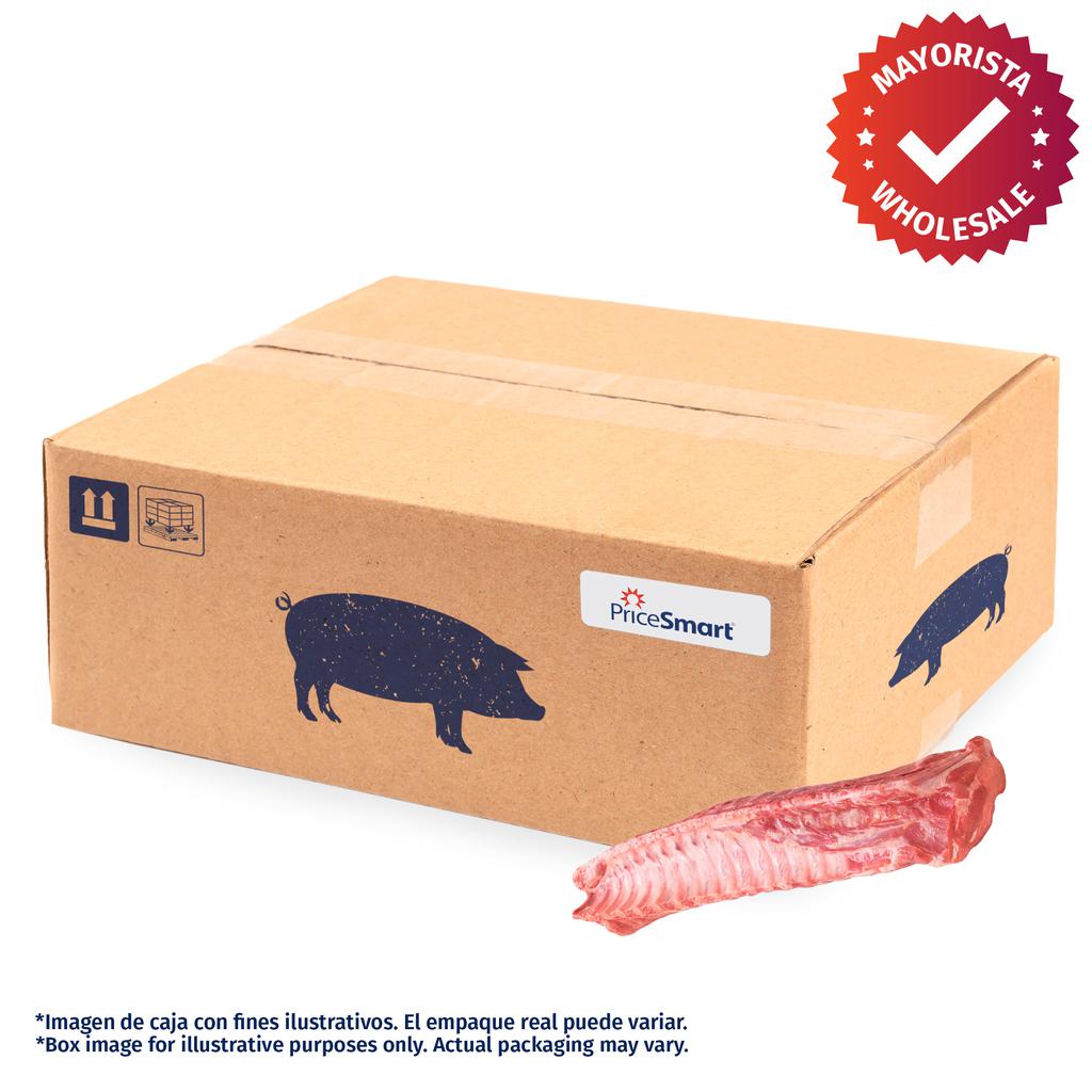 Lomo de Cerdo Con Hueso Congelado Caja