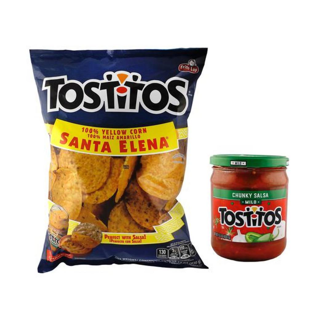 Tostitos Santa Elena Yellow Corn Chips + Mild Sauce