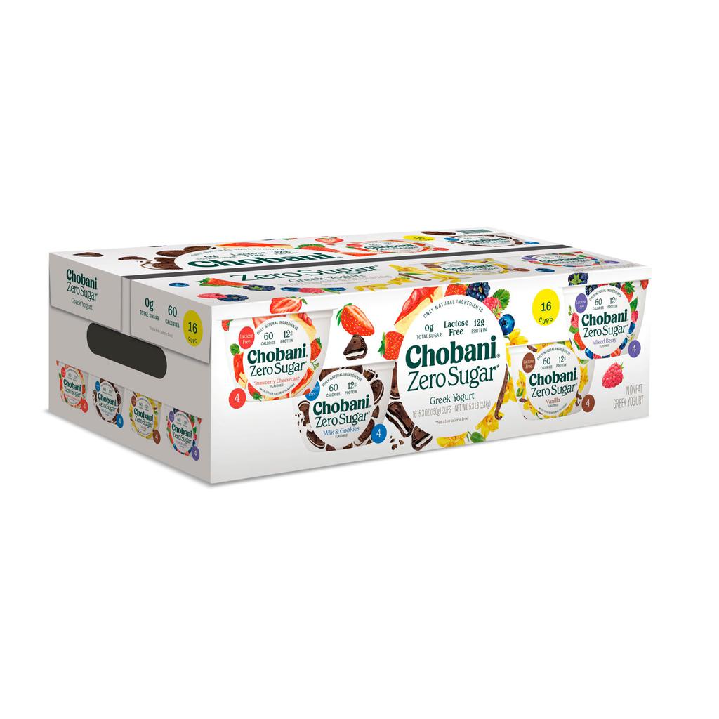 Chobani Zero Sugar Yogurt 16 Units / 150 g / 5.3 oz