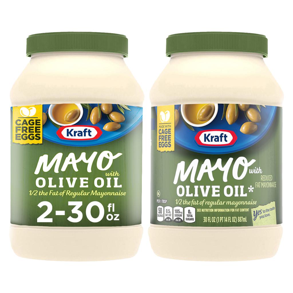 Kraft Mayo with Olive Oil 2 Units / 887 mL / 30 oz