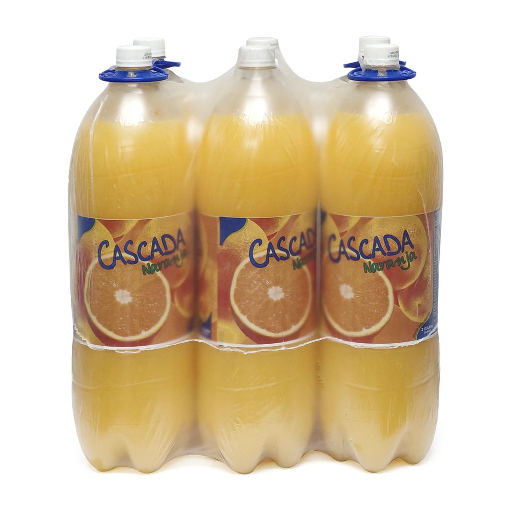 Cascada Bebida de Naranja 6 Unidades / 2.5 L / 84.5 oz 