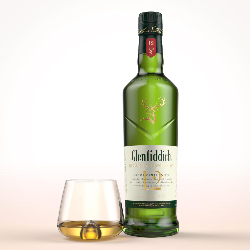 Glenfiddich 12 Years Single Malt 750 mL / 25.36 oz Whiskey